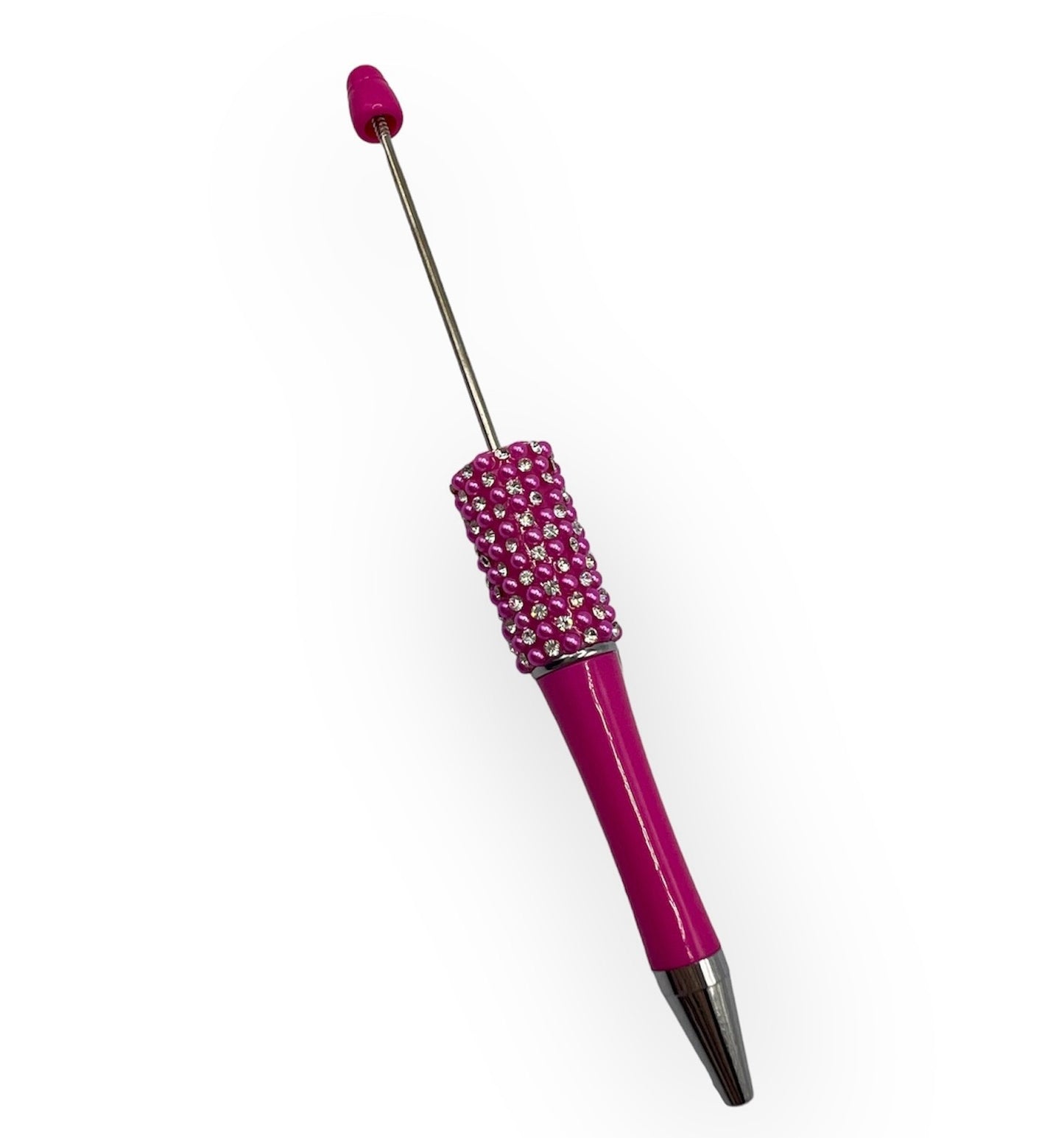 Rhinestone/Pearl Beadable Plastic Pens