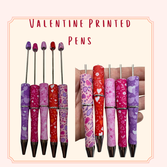 Valentine Printed Pens