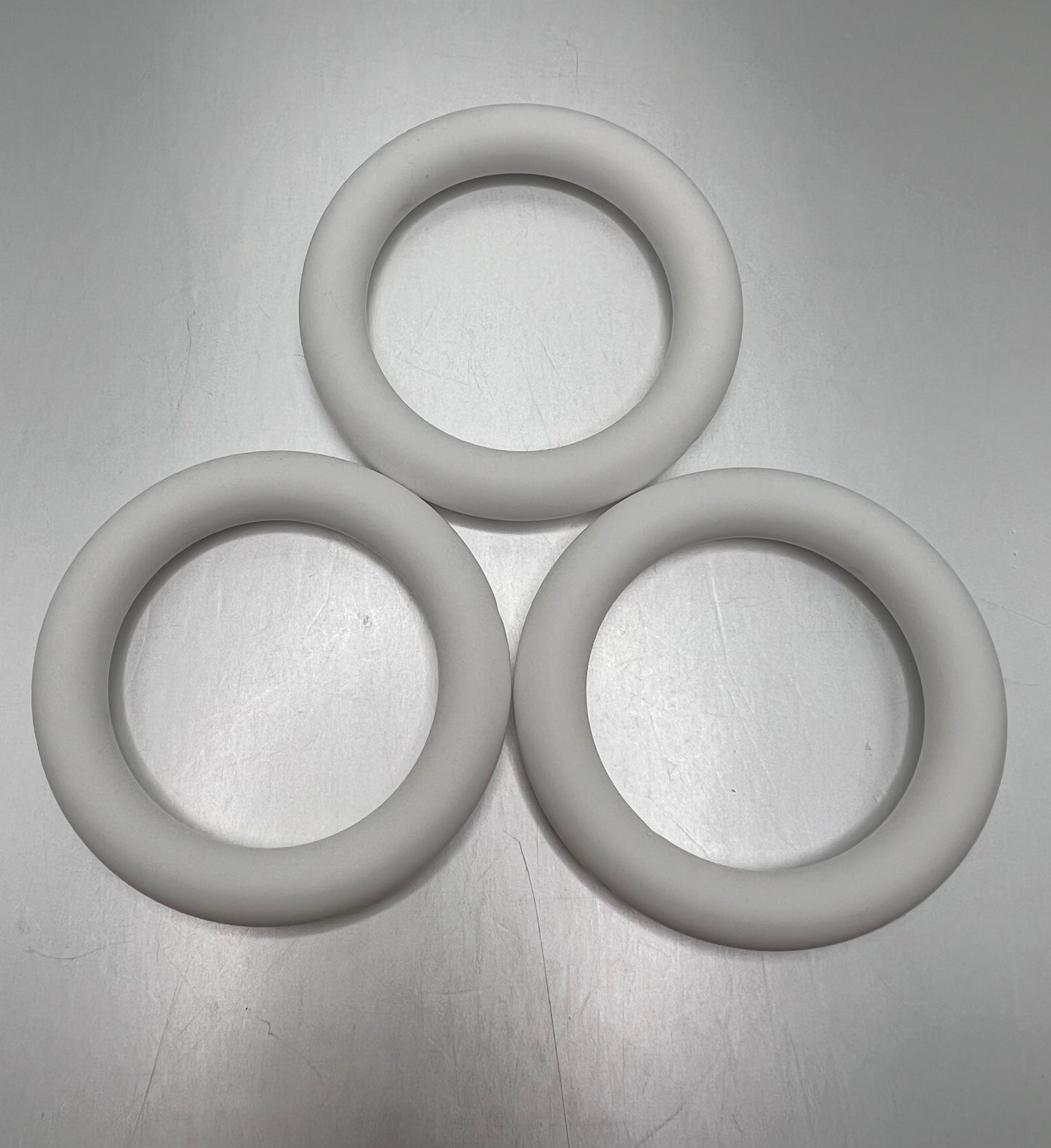 Solid Color Silicone Rings 65mm (5 Colors)